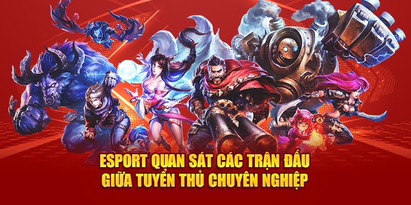 Esport quan các trận đấu giữa tuyển thủ chuyên nghiệp 